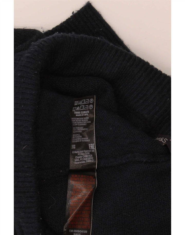 Pantaloni da tuta da donna Marks & Spencer Joggers UK 14 Medium Blu Navy