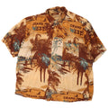 Camicia a maniche corte con grafica da uomo Natural Issue XL hawaiana multicolore