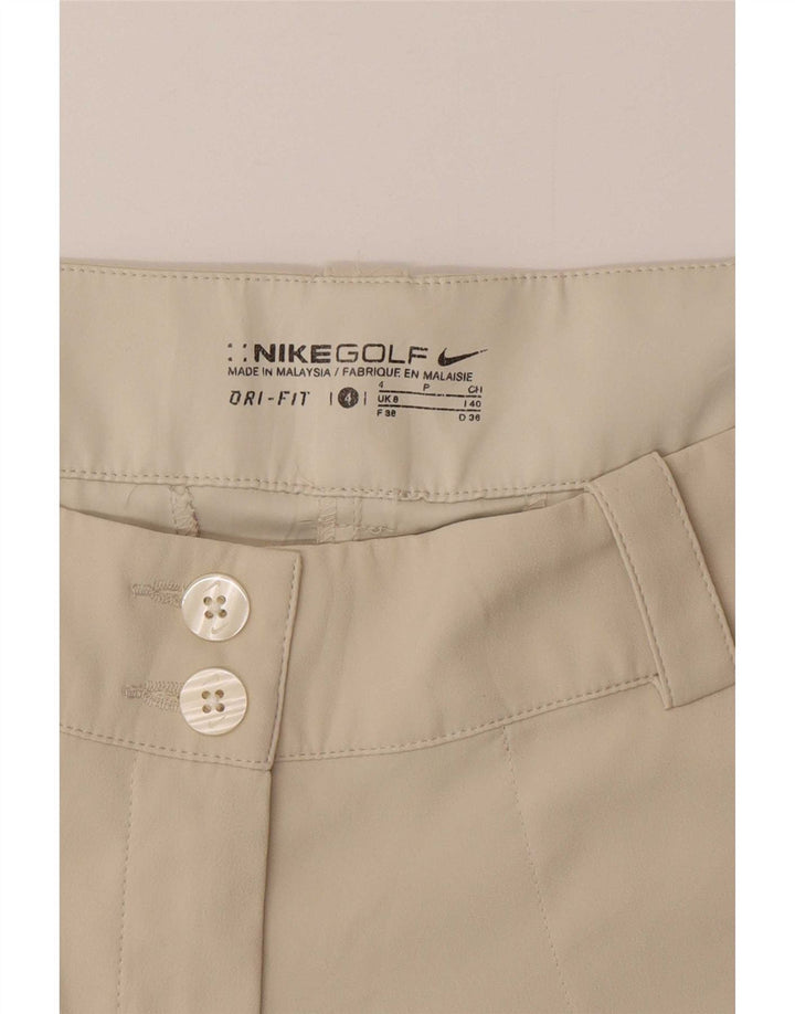 Pantaloncini chino Nike Dri Fit da uomo UK 8 Small W30 Poliestere beige