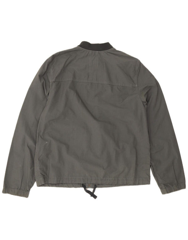 Giubbotto bomber da uomo Gap UK 40 grande cotone grigio