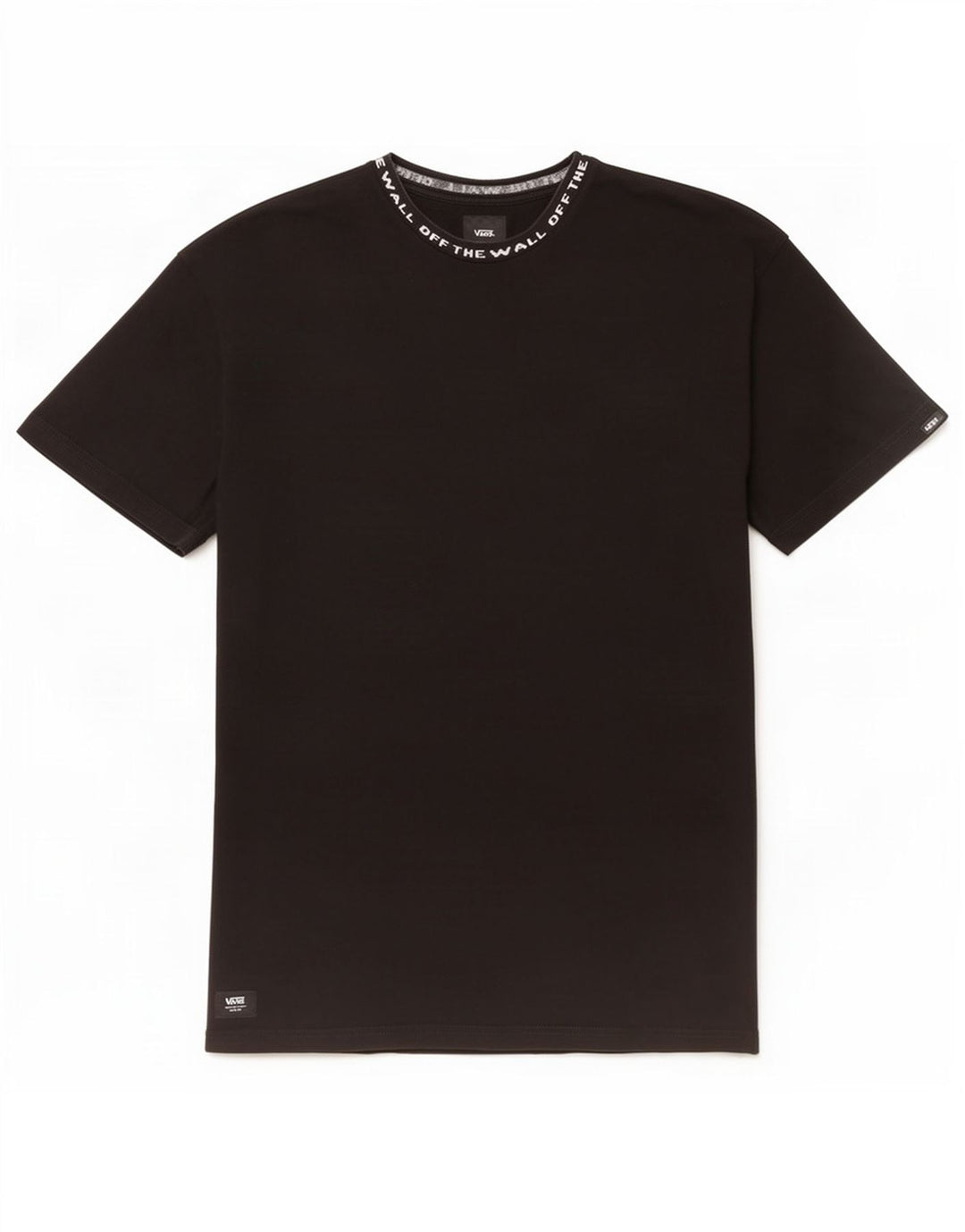 T-shirt grafica da uomo Vans Top grande in cotone nero