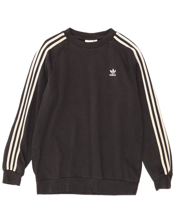 Felpa Adidas Uomo Maglione Medio Nero Cotone