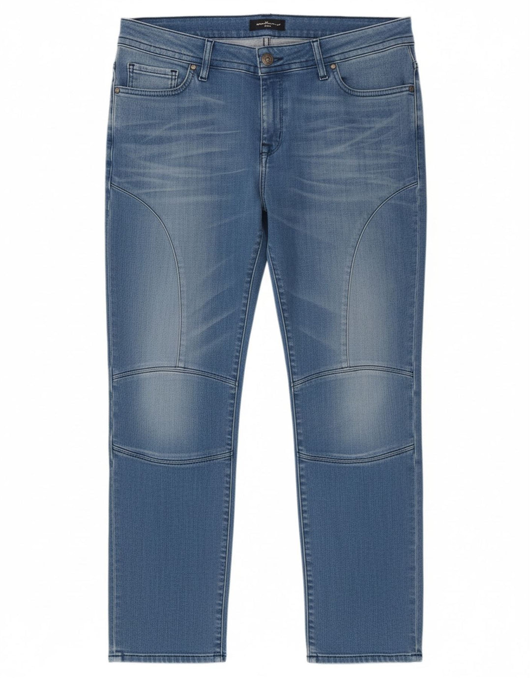 TOMMY HILFIGER Womens Straight Jeans W34 L28 Blue Cotton