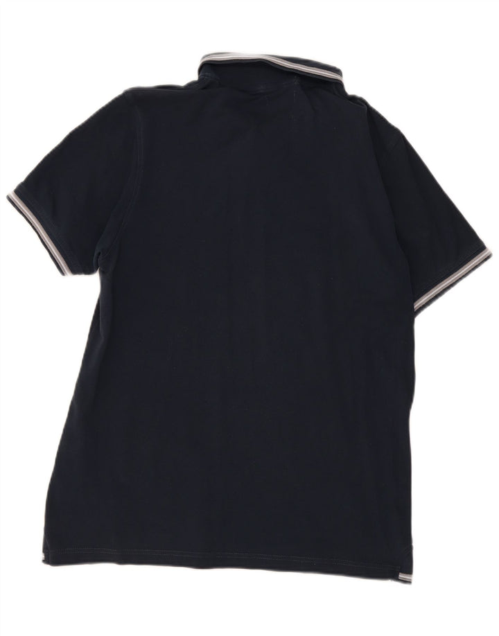 Polo da uomo slim fit Marlboro Classics grande blu navy