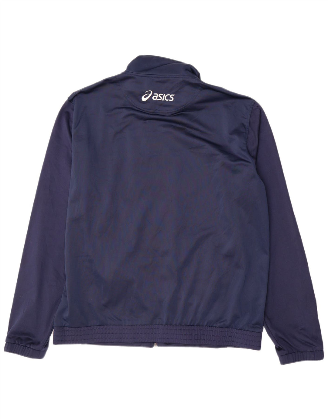 Giacca sportiva ASICS da uomo con grafica 3XL Blu navy a blocchi di colore