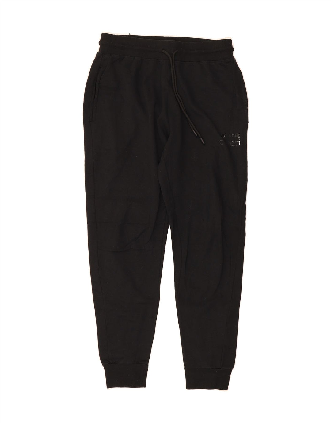 COVERI Boys Tracksuit Trousers Joggers 13-14 Years Medium Black Vintage Coveri and Second-Hand Coveri from Messina Hembry 