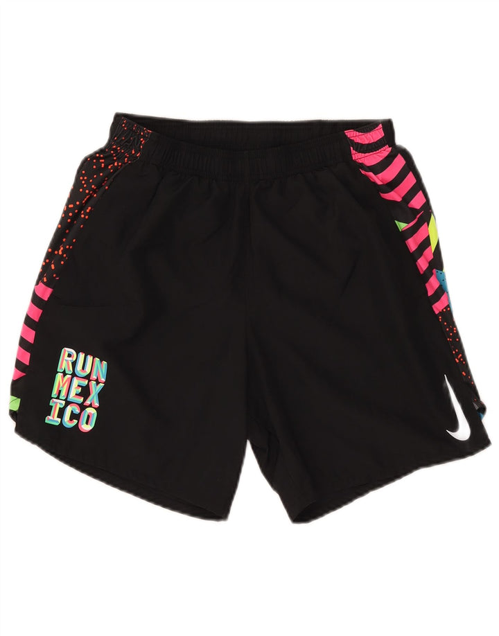 Pantaloncini sportivi Nike Dri Fit Graphic da donna piccoli neri