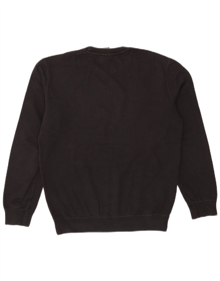 Felpa grafica da uomo Champion, maglione piccolo, cotone color block nero
