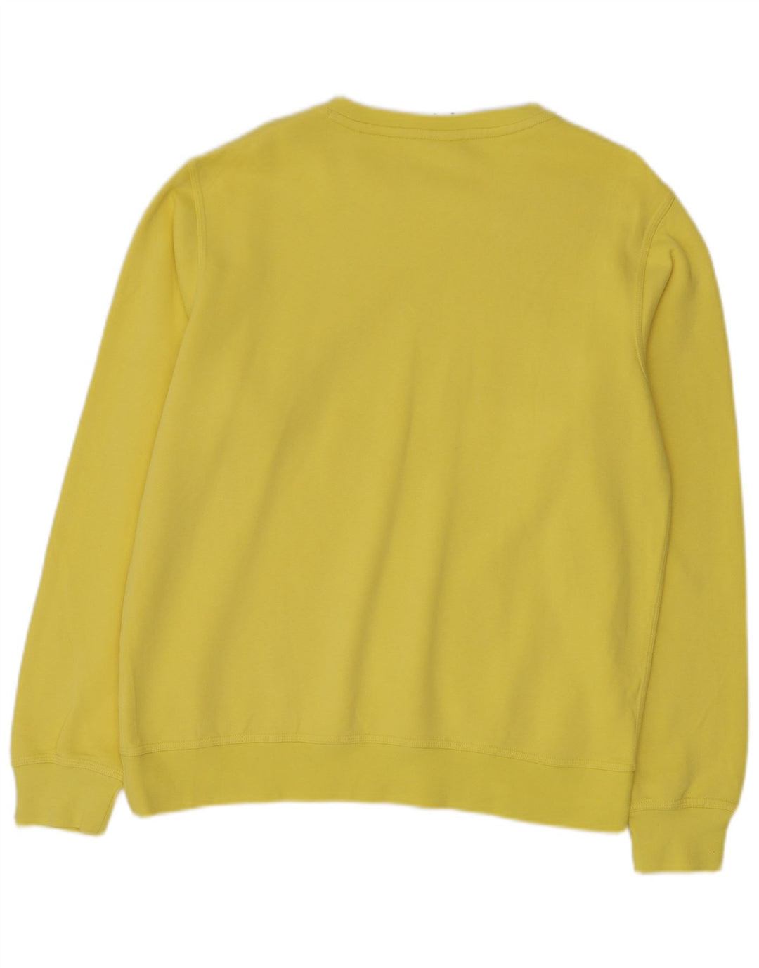 NIKE Felpa da uomo Maglione grande in cotone giallo