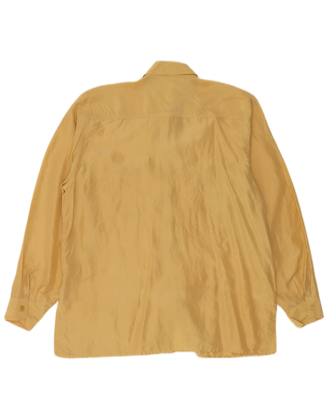Camicetta camicia oversize da donna LINEAV EU 40 seta media gialla