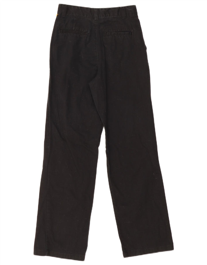 Pantaloni chino dritti da ragazzo IZOD 13-14 anni W26 L28 cotone nero