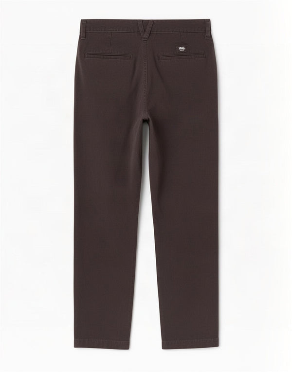 Pantaloni casual da uomo affusolati dalla vestibilità rilassata Vans W32 L30 in cotone nero