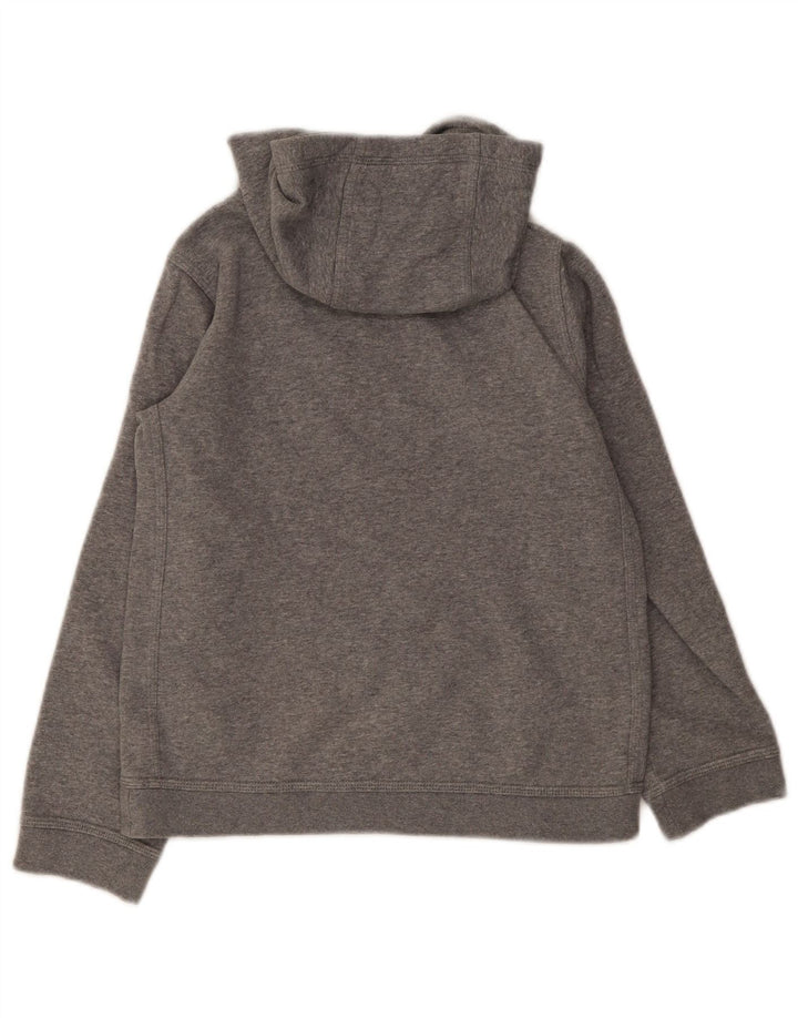 Felpa con cappuccio da ragazzo Nike 10-11 anni in cotone grigio medio