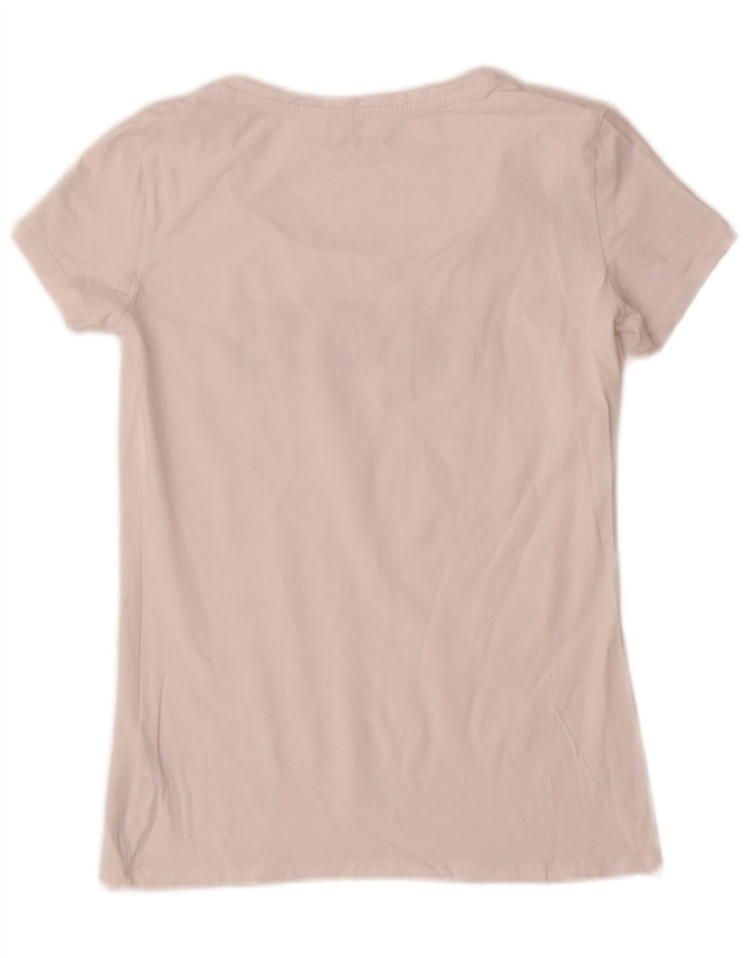 Guess T-shirt grafica da donna Top UK 8 Small Cotone bianco
