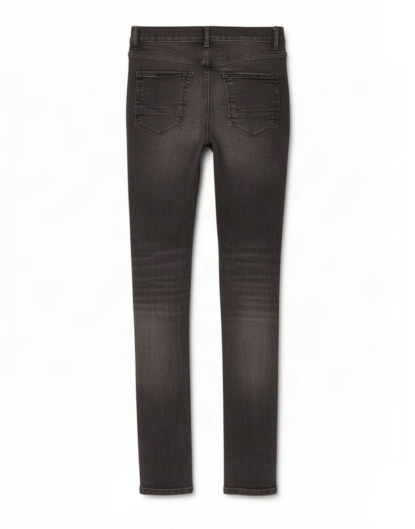 Jeans skinny effetto invecchiato da donna Zara EU 42 Large W32 L33 cotone nero