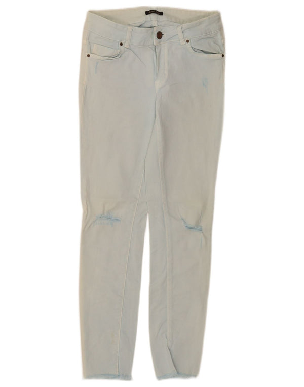 Jeans skinny effetto consumato da donna Massimo Dutti EU 34 2XS W24 L27 Blu