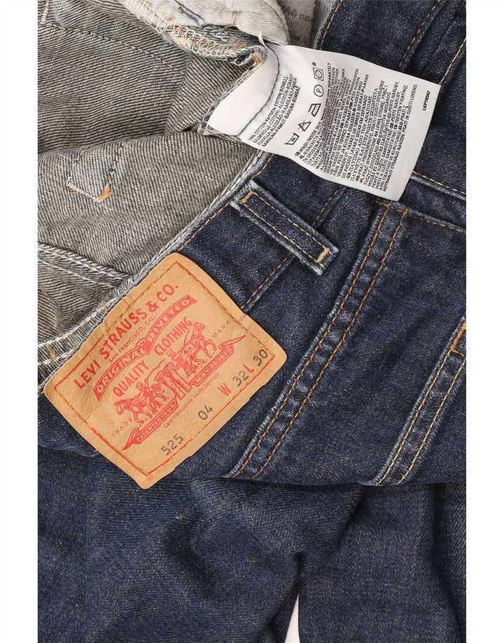Jeans Levi's Uomo 525 Bootcut W32 L30 Cotone Blu