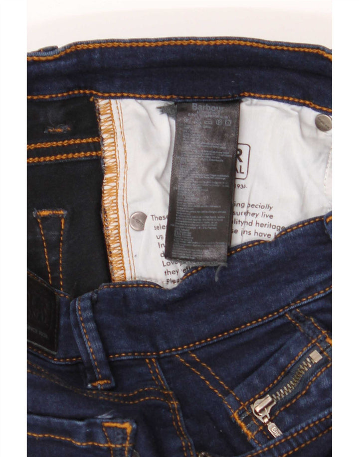 Jeans slim da donna Barbour W30 L31 cotone blu navy