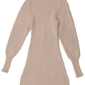 Abito maglione a maniche lunghe da donna Zara UK 8 Small bianco