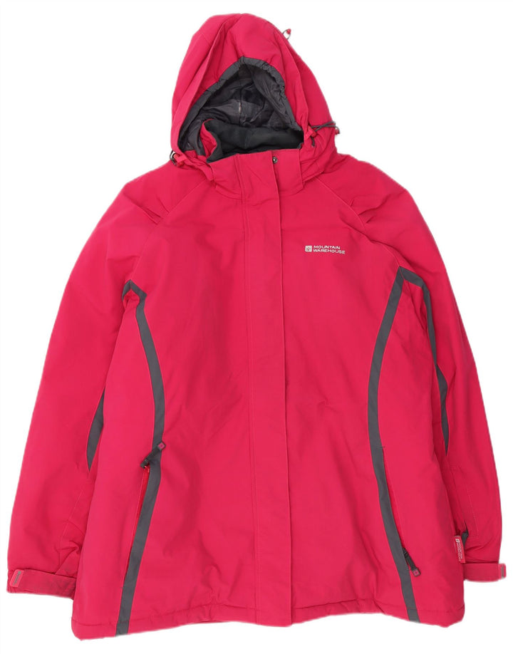 Giacca a vento oversize con cappuccio da donna Mountain Warehouse UK 18 XL Rosa