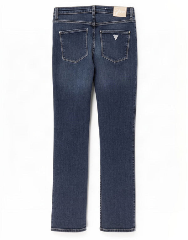Jeans dritti da donna Guess W29 L30 cotone blu