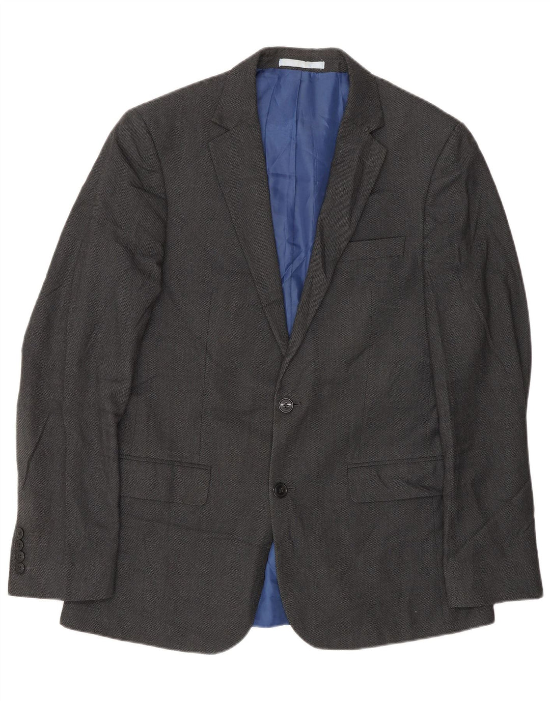 Giacca blazer slim lunga a 2 bottoni Marks & Spencer da uomo UK 40 Grigio medio