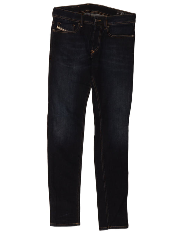 Jeans skinny da uomo Sleenker Diesel W30 L32 in cotone blu navy