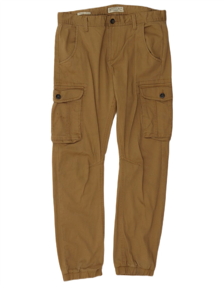 CALLIOPE Pantaloni cargo da uomo Firenze Joggers IT 44 XS W32 L28 Beige