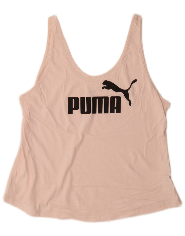 Canotta grafica da donna Puma UK 14 Rosa medio