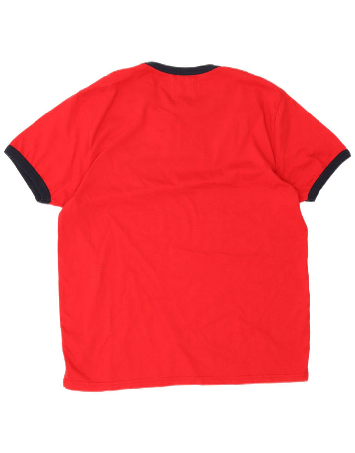 Maglietta Fila da uomo Top XL in cotone rosso