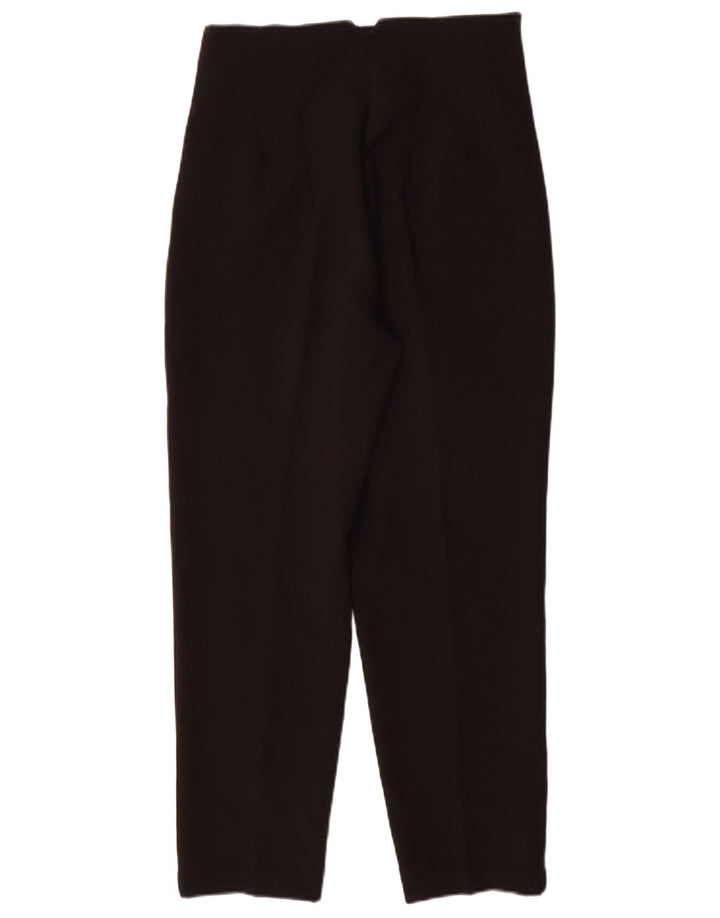 Pantaloni chino affusolati da donna Zara medi W28 L27 poliestere nero