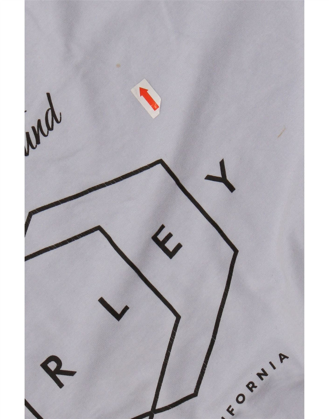 T-shirt grafica da uomo HURLEY Top in cotone blu medio