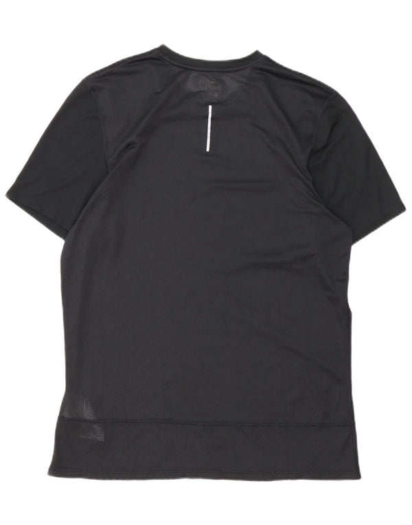 T-shirt Nike Dri Fit da uomo, grande, in poliestere nero