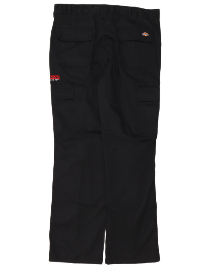 Pantaloni cargo dritti da uomo Dickies W34 L31 poliestere nero