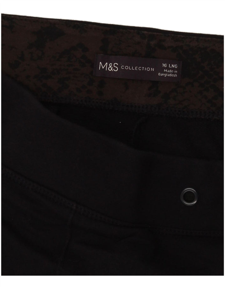 Pantaloni da tuta da donna Marks & Spencer UK 16 Large Blu Navy