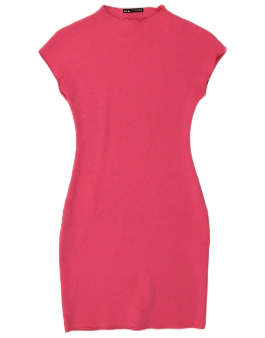 Vestito aderente da donna Zara UK 8 Small Rosa in viscosa
