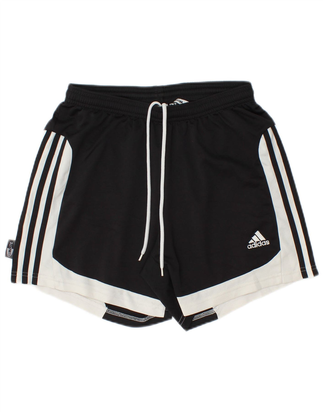 Pantaloncini sportivi Adidas Clima 365 da uomo piccoli in poliestere color block nero