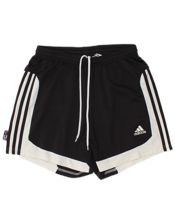 Pantaloncini sportivi Adidas Clima 365 da uomo piccoli in poliestere color block nero