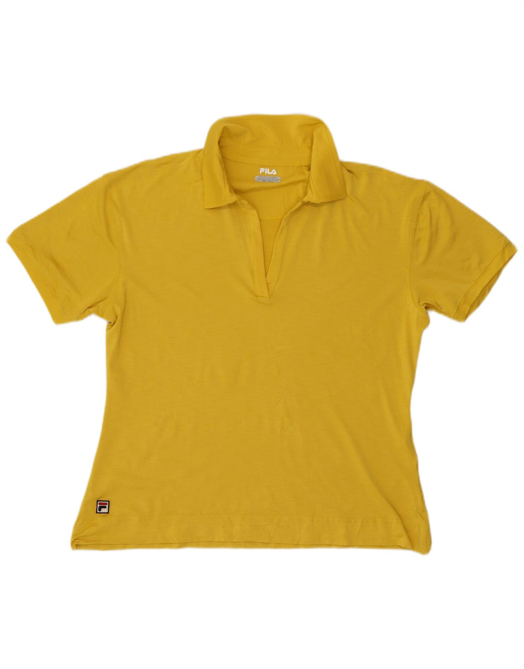 Polo da donna Fila UK 18 XL poliestere giallo