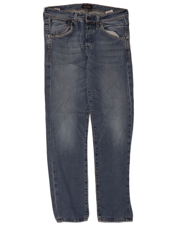 Jeans dritti da uomo Jack & Jones W33 L32 cotone blu
