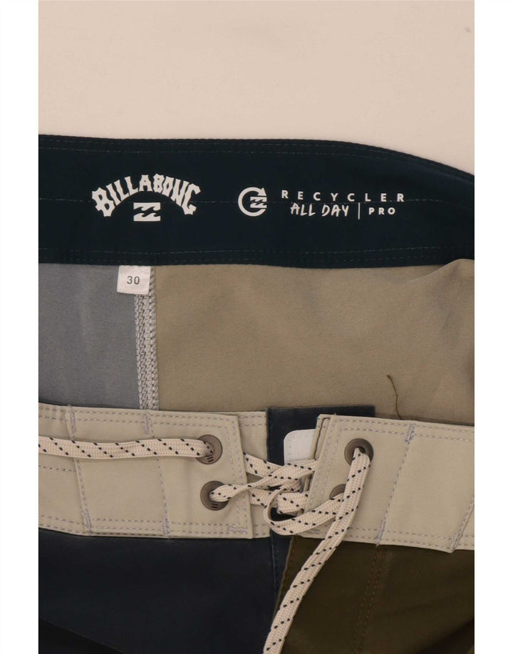 Pantaloncini da bagno da uomo Billabong medio blu navy in poliestere color block