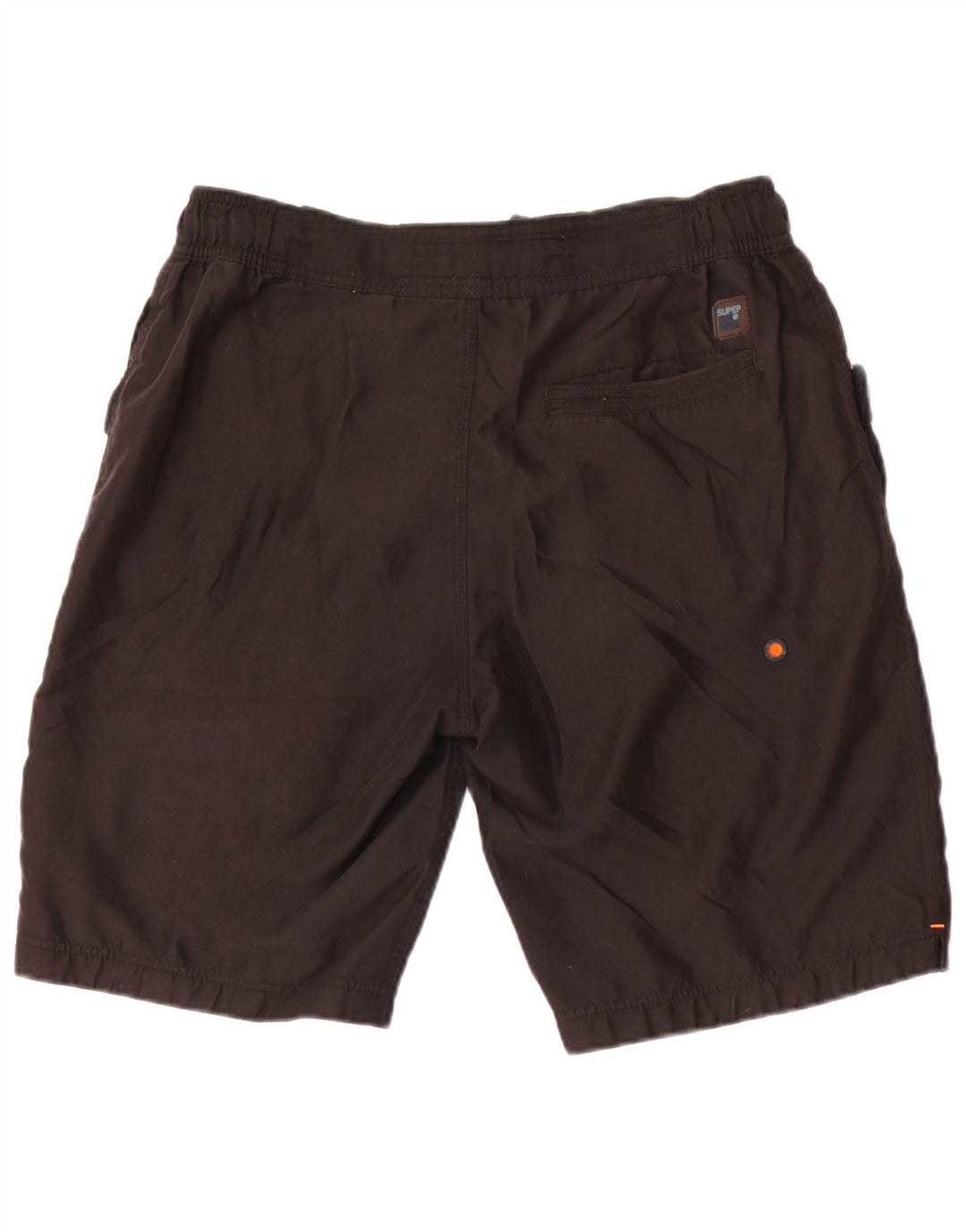 Pantaloncini da bagno grafici da uomo Superdry poliestere nero medio