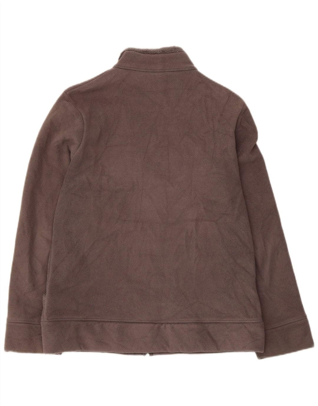 Giacca in pile da donna Marks & Spencer UK 12 Poliestere grigio medio