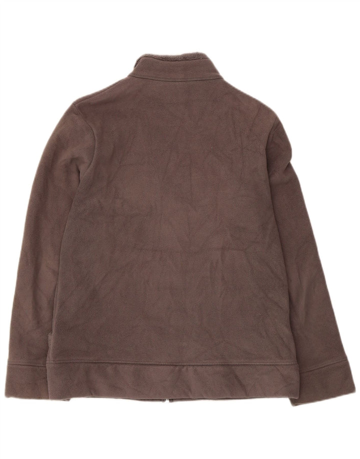 Giacca in pile da donna Marks & Spencer UK 12 Poliestere grigio medio
