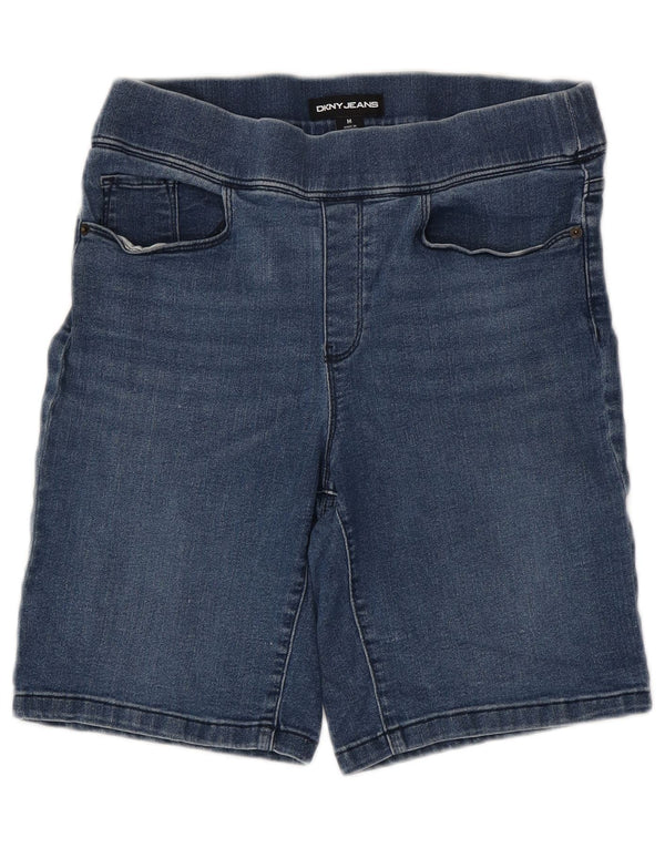 Pantaloncini di jeans da donna DKNY medi W30 cotone blu