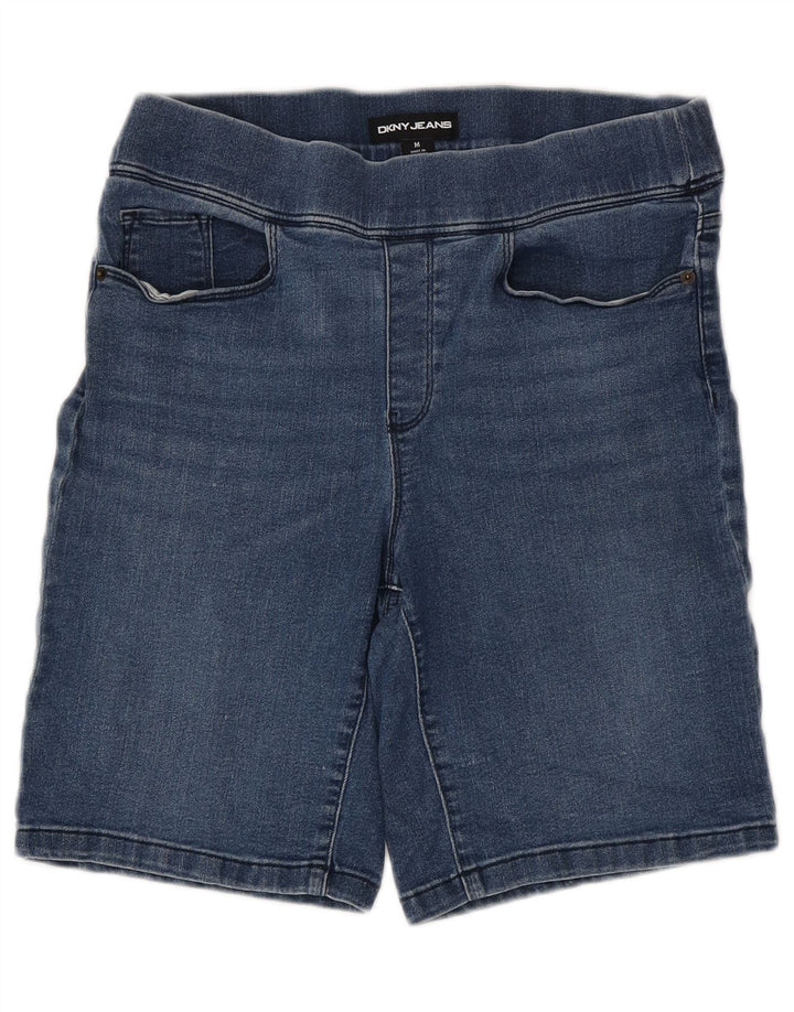 Pantaloncini di jeans da donna DKNY medi W30 cotone blu