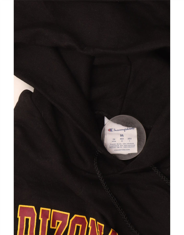 Felpa con cappuccio grafica Champion da uomo Arizona State Sun Devils, media nera