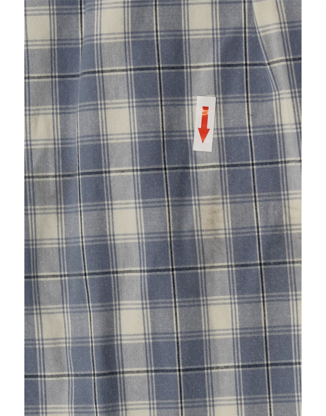 Camicia da uomo Timberland in cotone a quadri blu medio