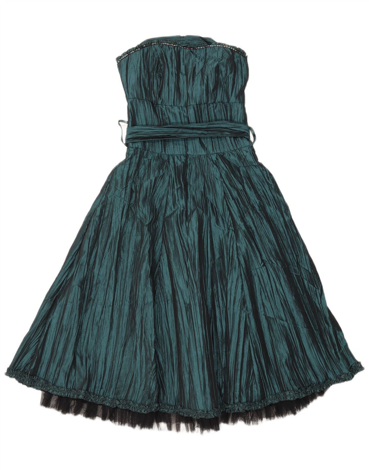 Abito senza spalline da donna Bay UK 10 Piccolo nylon verde