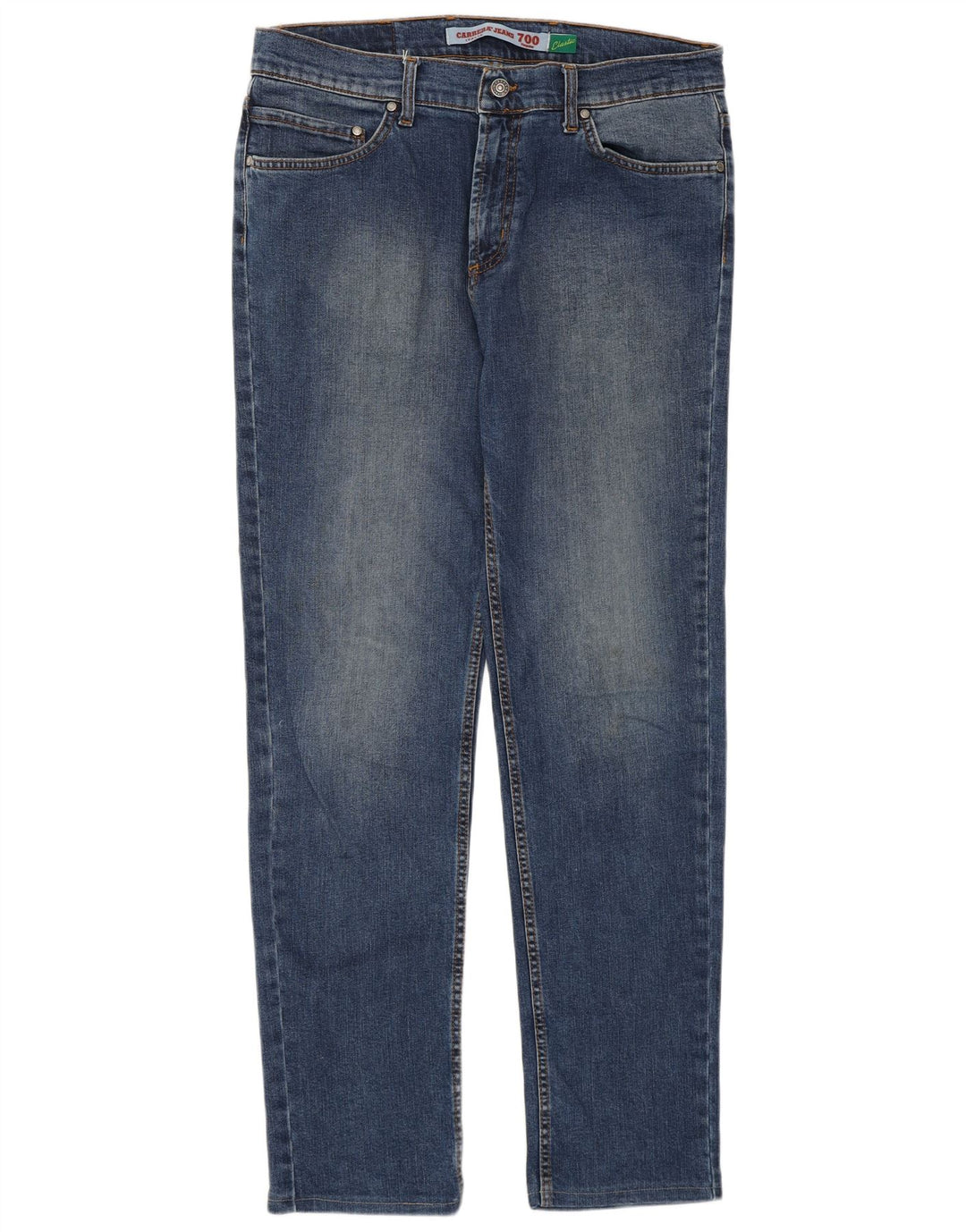 Jeans dritti regolari da donna Carrera 700 W34 L32 cotone blu